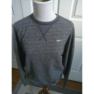 NEW Dogfish Head Gray Tweed Sweat Shirt Size Small Unisex Chest 40"  Made USA